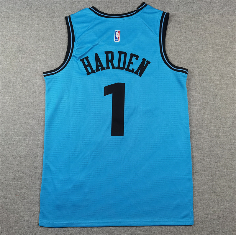 Men Los Angeles Clippers 1 Harden blue 2024 2025 NBA jersey